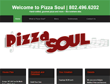 Tablet Screenshot of pizzasoul.com